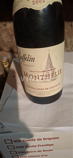 Burgundi Monthélie Jaffelin Les Villages de Jaffelin 2005