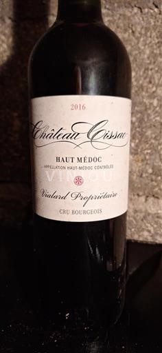 Bordeaux Haut-Médoc Château Cissac 2016