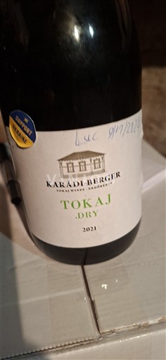 Токај Nespecificirano Karadi-Berger Dry 2021