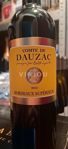 Bordoja Bordeaux Supérieur Comte de Dauzac Hommage à Jean-Baptiste Lynch 1783 2022