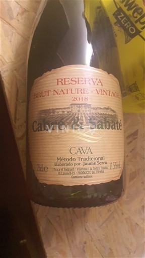 Katalonja Kava Cabre & Sabaté Reserva Brut Nature Vintage 2018