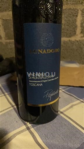 Toscana Vino Nobile di Montepulciano Pagliarese Lunadoro 2019