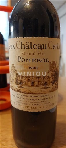 Bordeaux Pomerol Château Vieux Château Certan 1990