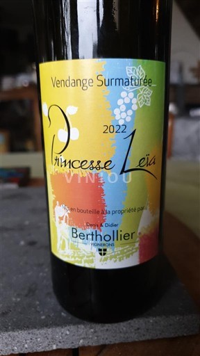 Alpene og Rhône-landene Allobroges-viner Berthollier Princesse Leia 2022