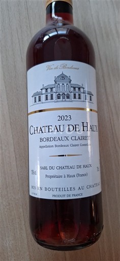 Bordoja Bordeaux clairet Château Haux 2023