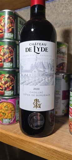 Bordoja Cadillac-kodra-të-Bordeaux-së Château Lyde 2020