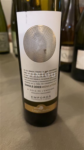 Katalonja Empordà Empordàlia Sinols Moscatell 2022