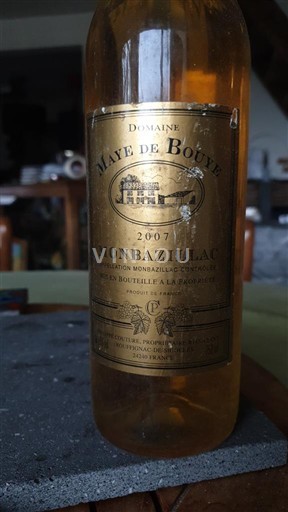 Jugperëndim Monbazillaku Domaine Maye de Bouye 2007