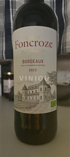Bordo Château Foncroze Les Combes 2023