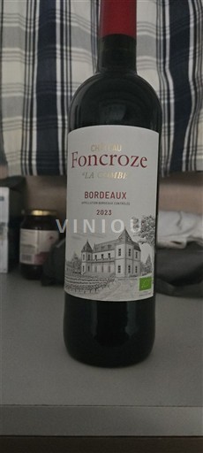 Bordo Château Foncroze La Combe 2023