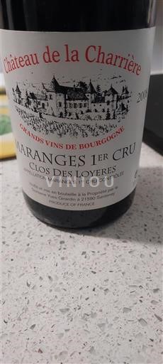 Burgundija Nespecificirano Premier Cru Château La Charrière Clos des Loyères 2009