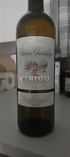 Bordoja Bordeaux e bardhë Château Chanteleup 2012
