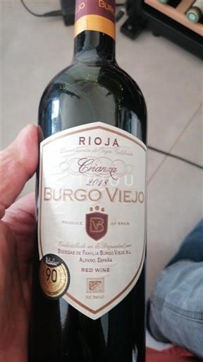Viinit Rouge sec Crianza Burgo Viejo 2018 Espanja La Rioja Rioja DO