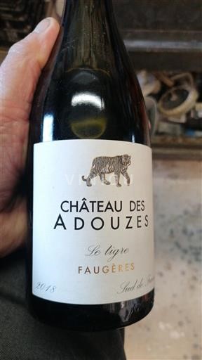 Languedok Faugères Château Adouzes Le tigre 2018