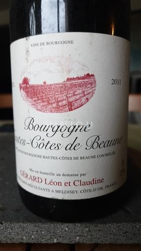 Burgund Hautes Côtes de Beaune Gérard Léon et Claudine 2011