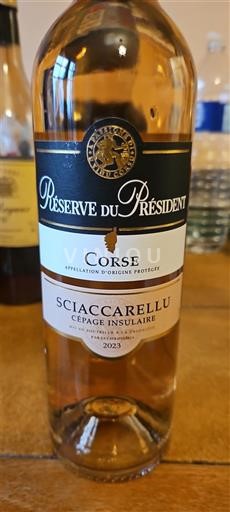 Korzika Korsika Réserve du Président Sciaccarellu Cépage Insulaire 2023