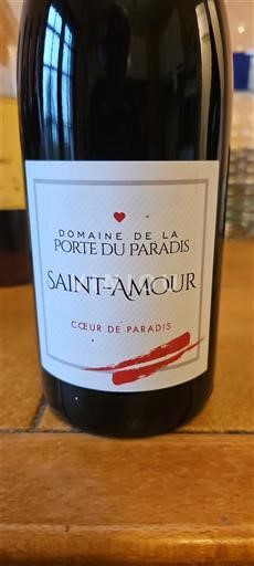Beaujolais Saint-Amour Domaine La Porte du Paradis Cœur de Paradis 2023