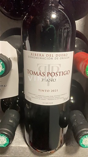Castilla og León Ribera del Duero Tomás Postigo 3er Año 2021