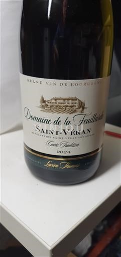 Burgund Saint-Véran Domaine La Feuillarde Sélection 2024