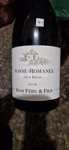 Bourgogne Vosne-romanée Jean Féry & Fils Aux Réas 2018