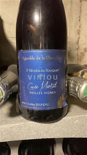 Loire-dalen Saint-Nicolas-De-Bourgueil Vignoble de la Chevalerie Martial Vieilles Vignes 2017