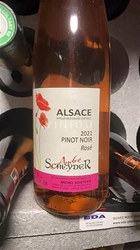 Алзас Пино ноар André Scheyder Pinot Noir Rosé 2021