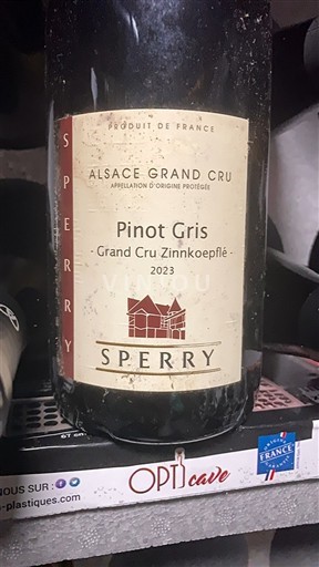 Алзас Пино гри Grand Cru Sperry Grand Cru Zinnkoepflé 2023