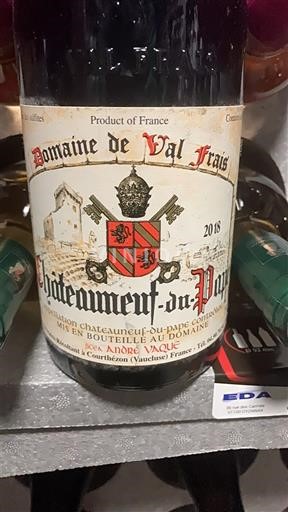 Valea Ronului Châteauneuf-du-Pape Domaine Val Frais 2018