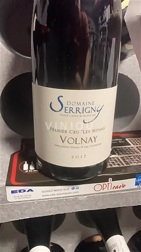 Burgundi Volnay Premier Cru Domaine Serrigny Premier Cru Les Mitans 2017