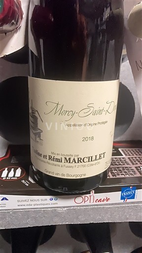 Borgogna Morey-saint-denis Sabine et Rémi Marcillet 2018