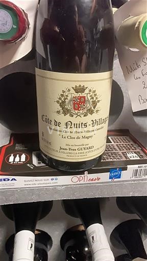 Vini Rouge sec Le Clos de Magny Jean-Yves Guyard 2017 Francia Borgogna Côte de Nuits Villages AOC