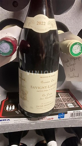 Bourgogne Savigny-lès-Beaune Premier Cru Jacob-Frèrebeau Les Lavières 2022