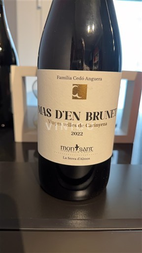 Katalonja Montsant Familia Cedó Anguera Mas d'En Brunet Vinyes velles de Carinyena 2022