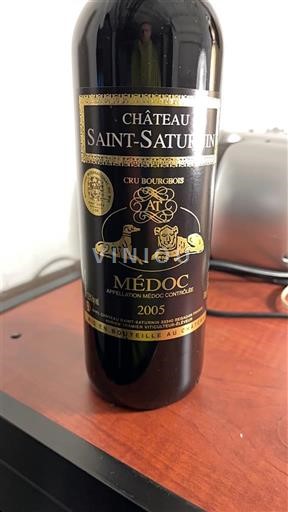 Bordeaux Médoc Château Saint-Saturnin 2005