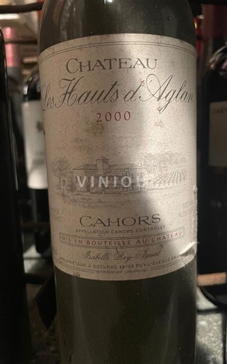 Jugperëndim Kahor Château Les Hauts d'Aglan 2000