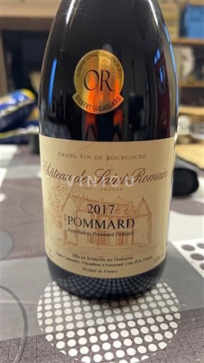 Burgund Pommard Château Saint-Romain 2017
