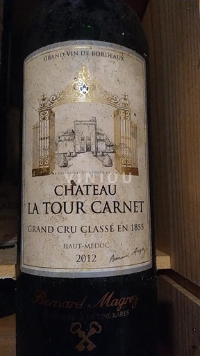 Bordo Haut-Médoc Château La Tour Carnet 2012