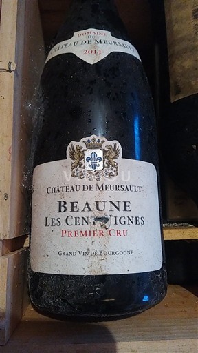Borgoña Beaune Premier Cru Château Meursault Les Cent Vignes 2011
