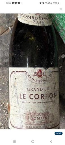 Wijnen Rouge sec Bouchard Père & Fils 2006 Frankrijk Bourgondië Corton AOC Grand Cru