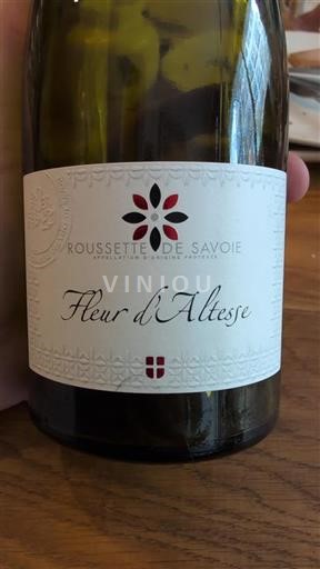 Savoie and Bugey Roussette de Savoie Fleur d'Altesse 2022
