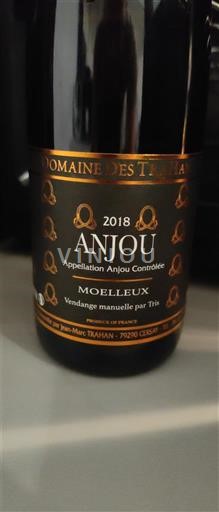 Víno Blanc moelleux Domaine Tuileries 2018 Francie Údolí Loiry Anjou AOC