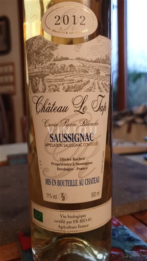 Југозапад Сосинак Château Le Tap Pierre Blanche 2012