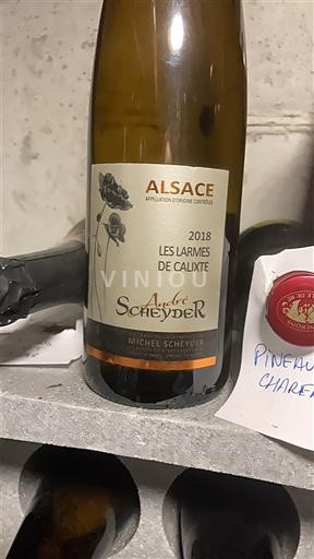 Алзас Пино гри André Scheyder Les Larmes de Calixté 2018