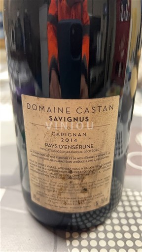 Languedok E paspecifikuar Domaine Castan Savignus 2014