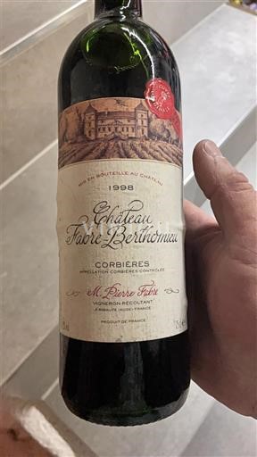 Langvedok Corbières Château Fabre-Berthomieu 1998