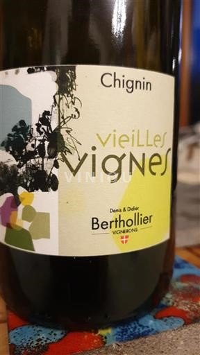 Savoie og Bugey Chignin Berthollier Vieilles Vignes 2023