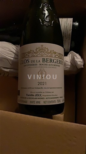Lugina e Luarës Savennières-Roche-aux-Moines Famille Joly Clos de la Bergerie 2021