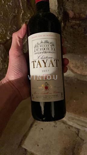 Bordeaux Bordeaux supérieur Château Tayat 2017