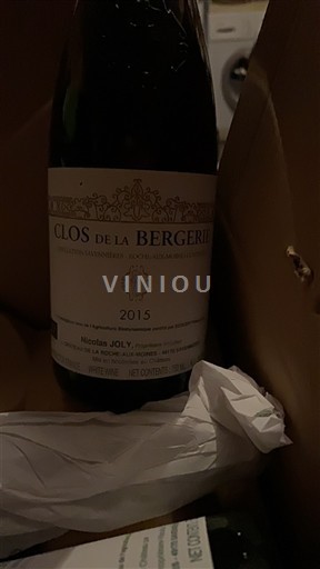 Lugina e Luarës Savennières-Roche-aux-Moines Nicolas Joly Clos de la Bergerie 2015