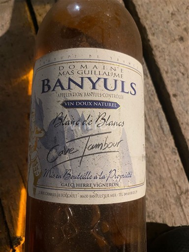 Ruzijon Banyuls Domaine Mas Guillaume Cave Tambour Jo Viti